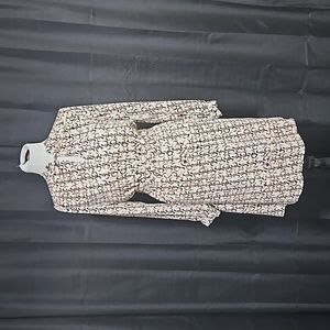 H&M print long sleeve dress